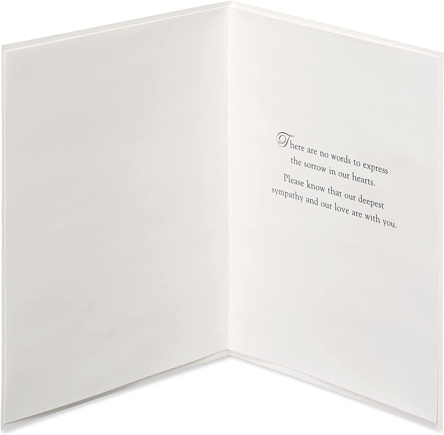 Papyrus Sympathy Card (Our Deepest Sympathy and Our Love)