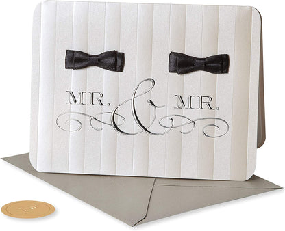 Papyrus LGBTQIA+ Wedding Card for Grooms (Amazing Beginnings)