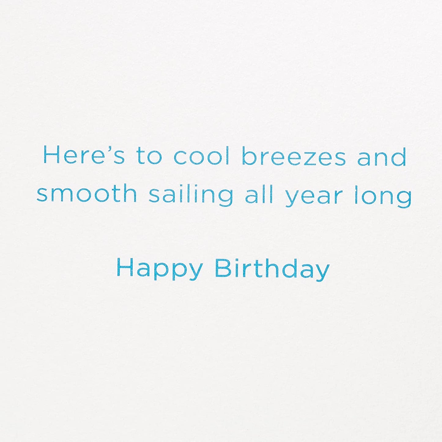 Papyrus Birthday Card (Smooth Sailing)