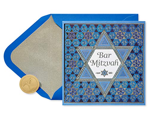 Papyrus Bar Mitzvah Card (Fine Young Man)