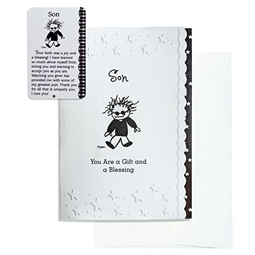 Blue Mountain Arts Son Greeting Card Plus Wallet Card—Two Gifts in One for a Son Who Is One of Your Greatest Joys by Marci and the Children of the Inner Light (Son/You Are a Gift and a Blessing)