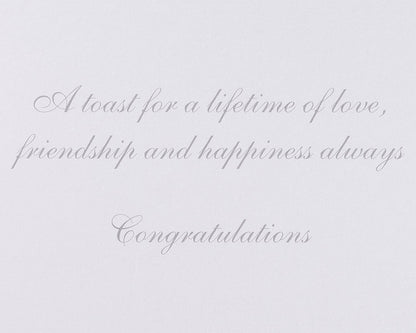 Papyrus Wedding Card (Toast for a Lifetime)
