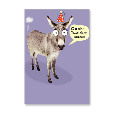 OUCH THAT BURNED BIRTHDAY CARD BY RPG