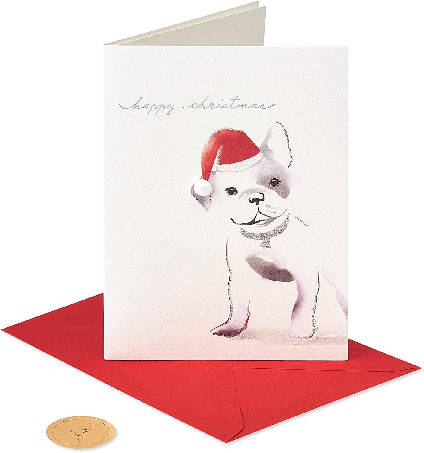 Papyrus Dog Christmas Card (Merry New Year)