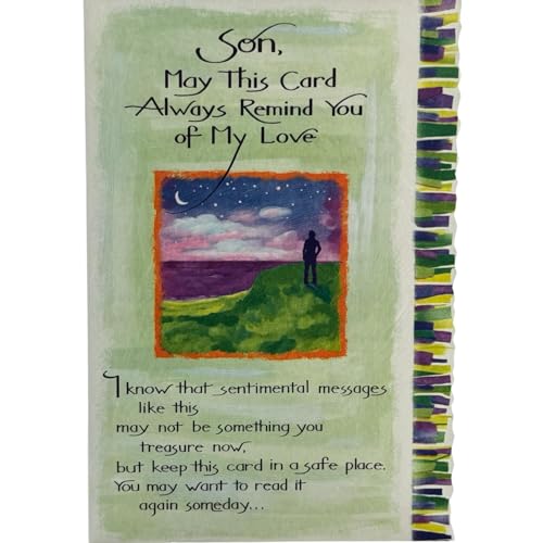 Blue Mountain Arts Greeting Card - Son May This Card Always Remind You Of My Love - CNB416