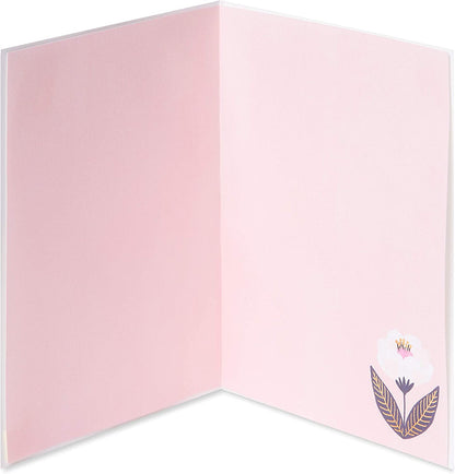 Papyrus Blank Greeting Card (Symmetrical Floral)