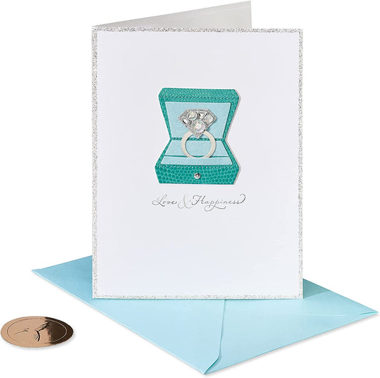 Papyrus Blank Wedding Card (Love & Happiness)