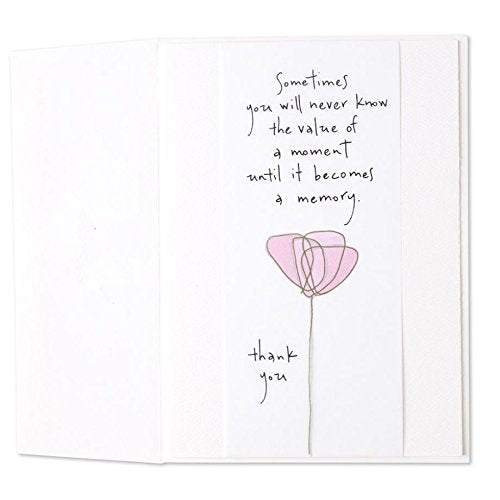 Papyrus Value of a Moment Thank You Card