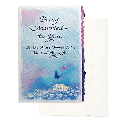 Blue Mountain Arts Greeting Card Handmade Paper Card Is Perfect For Birthday, Christmas, Anniversary