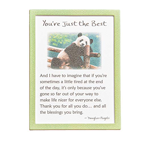 Blue Mountain Arts Miniature Easel Print with Magnet"You’re Just the Best" 4.9 x 3.6 in, Perfect Birthday, Mother’s & Father’s Day, or"Thank You" Gift for Someone Special, by Douglas Pagels