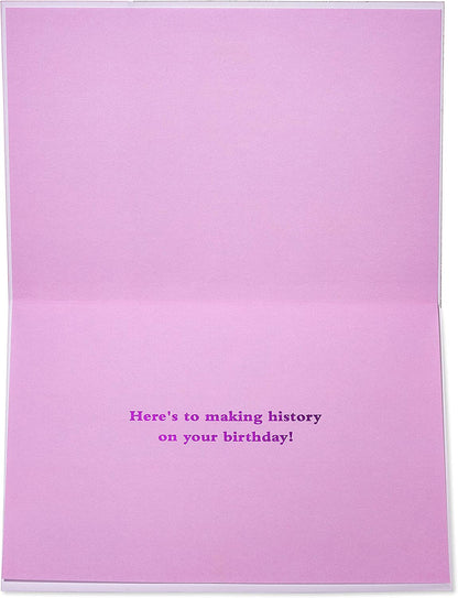 Papyrus Funny Birthday Card for Her (Making History)