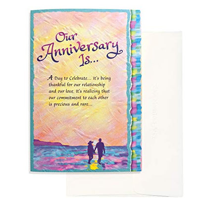 Blue Mountain Arts Greeting Card Handmade Paper Card Is Perfect For Birthday, Christmas, Anniversary