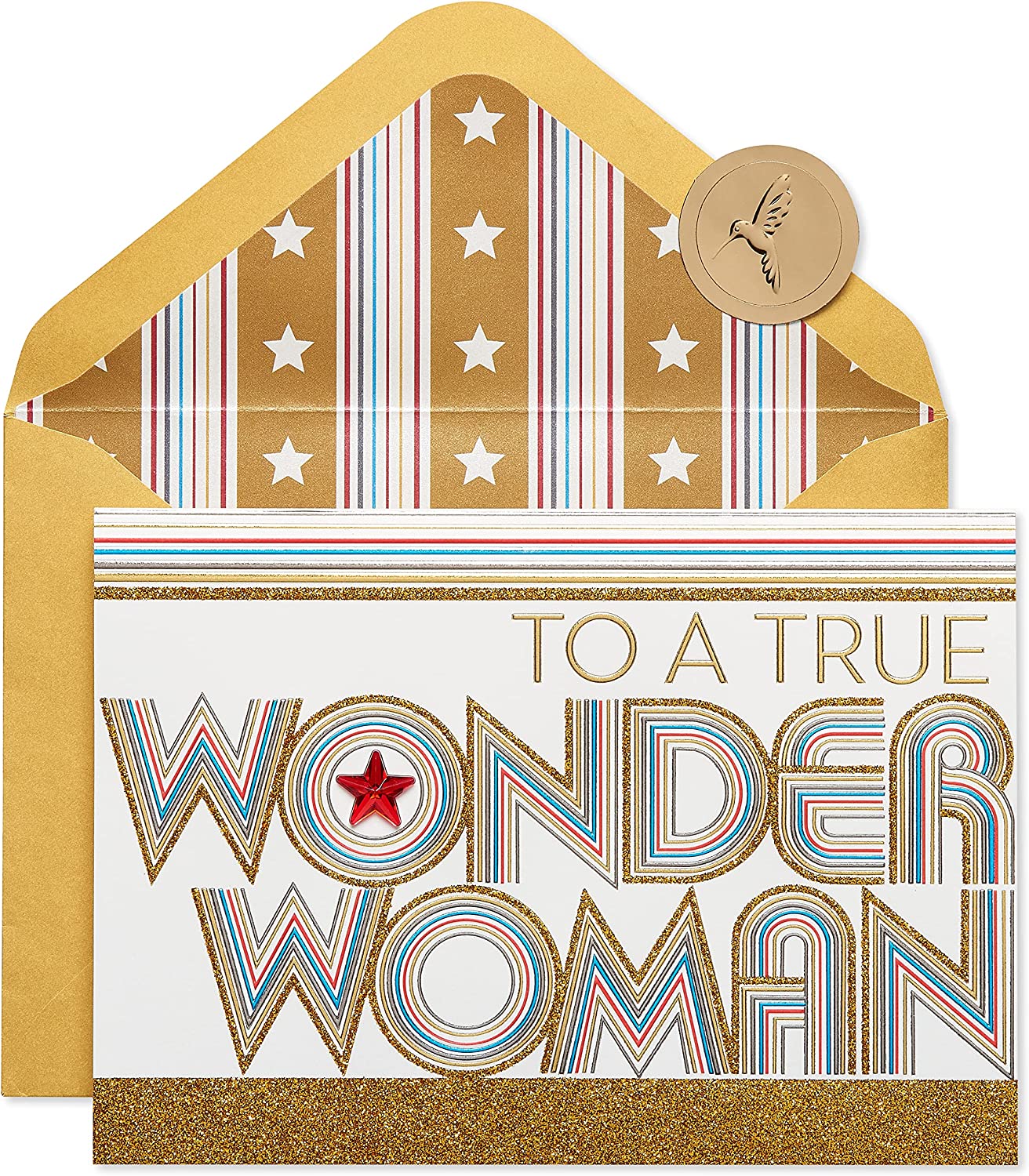Papyrus Blank Wonder Woman Card for Her (True Wonder Woman)