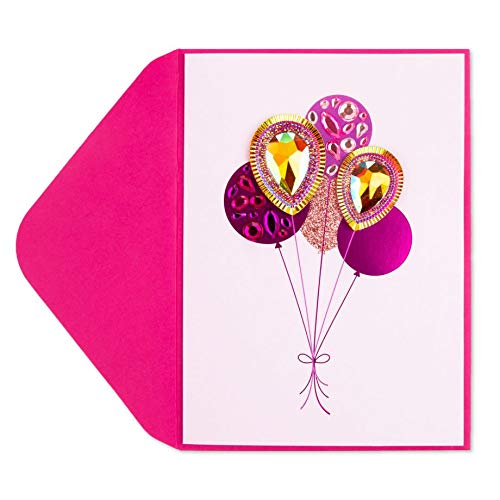 Papyrus Fabulous Balloons BCRF Birthday Card