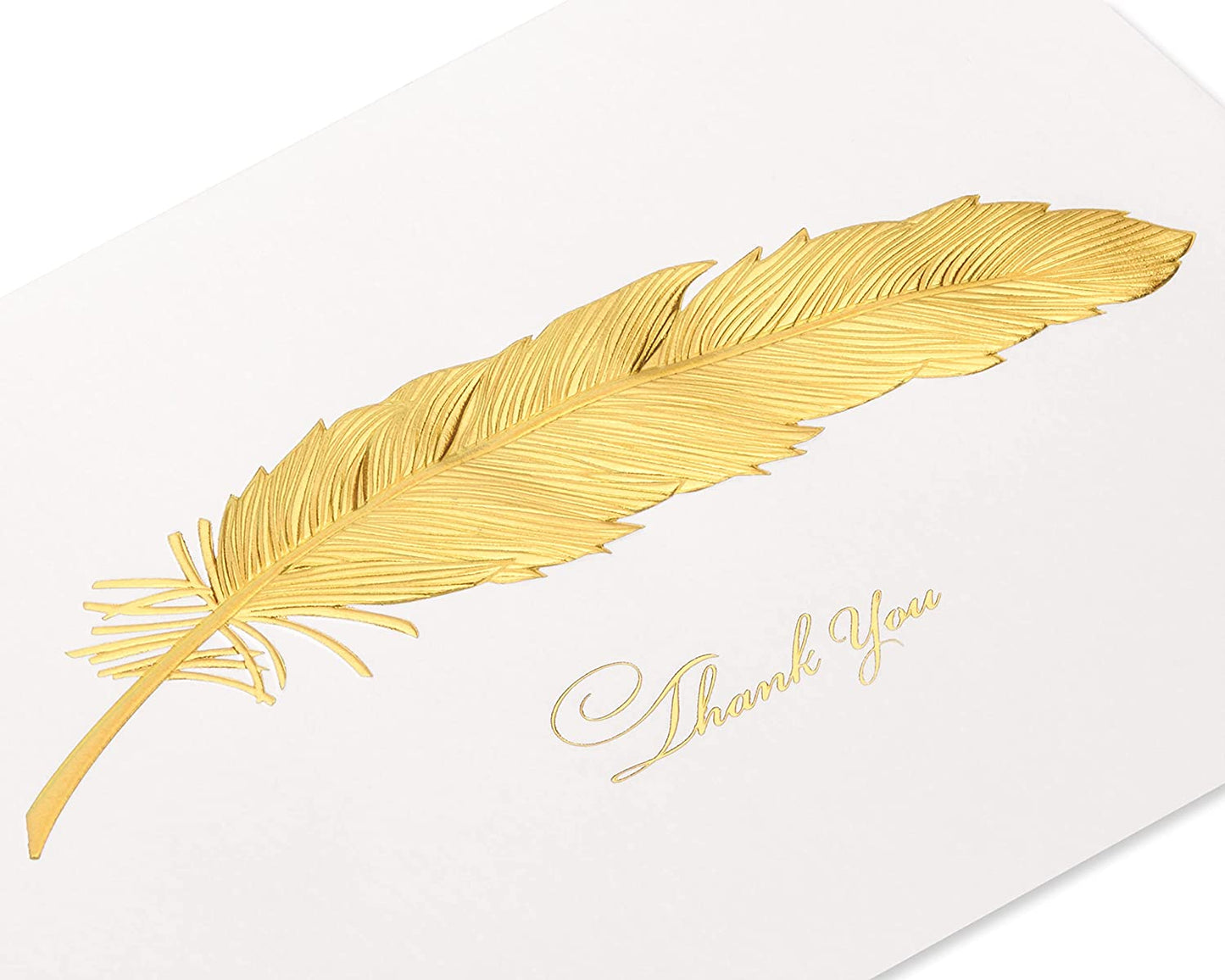 Papyrus Blank Thank You Card (Thank You Feather)