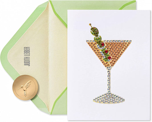 Papyrus Birthday Card for Her - Designed by Judith Leiber (Cheers to You)
