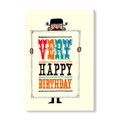 VERY HAPPY BIRTHDAY CARD BY RPG