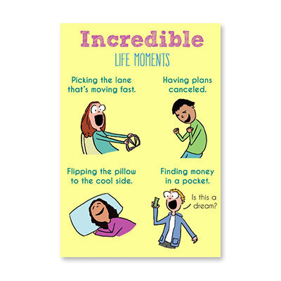 INCREDIBLE LIFE MOMENTS BIRTHDAY CARD BY RPG