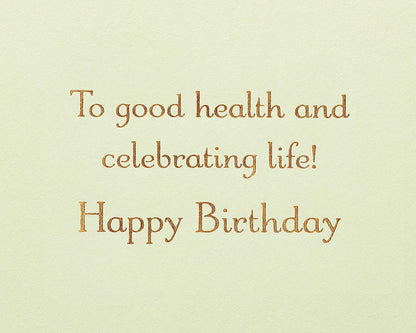 Papyrus Birthday Card (To Good Health)