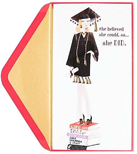 Papyrus Graduation Cards Graduate Girl She Believed, 1 Each