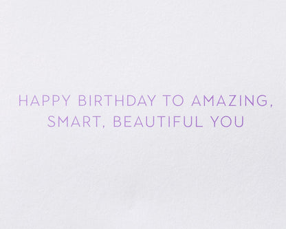 Papyrus 16th Birthday Card for Her (Amazing, Smart, Beautiful You)