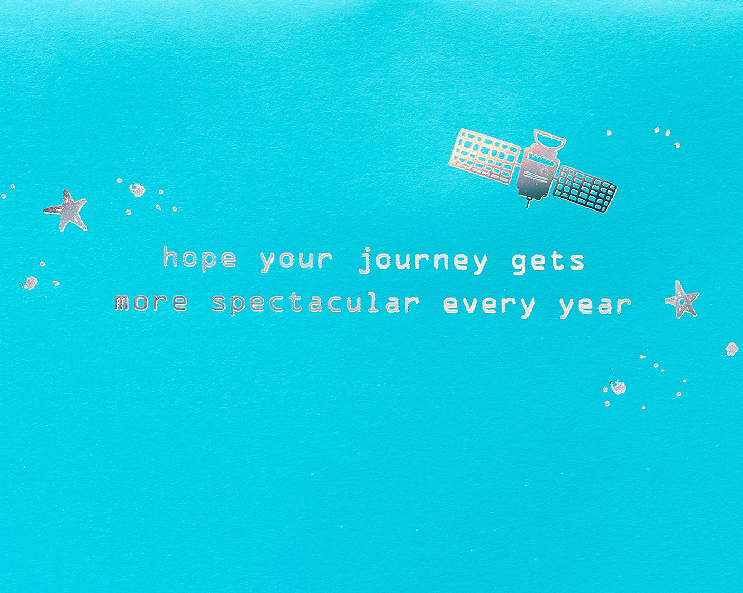 Papyrus Space Birthday Card (Journey Gets More Spectacular)