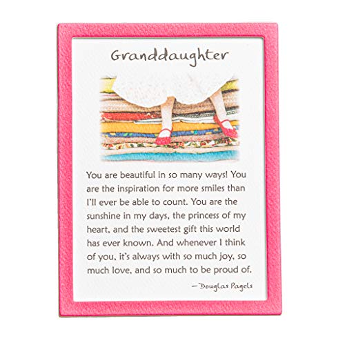 Blue Mountain Arts Miniature Easel Print with Magnet"Granddaughter" 4.9 x 3.6 in, Perfect Birthday, “Thinking of You,” Christmas, or “I Love You” Gift from a Grandparent, by Douglas Pagels