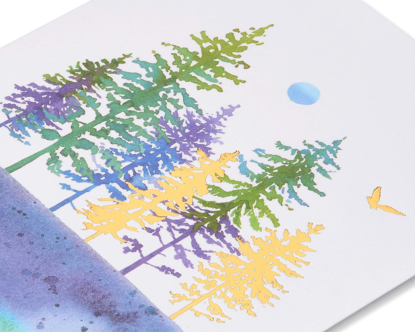Papyrus Blank Card (Watercolor Trees)