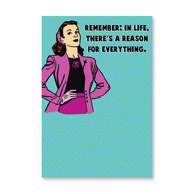 WOMEN REASON FOR EVERYTHING BIRTHDAY CARD BY RPG