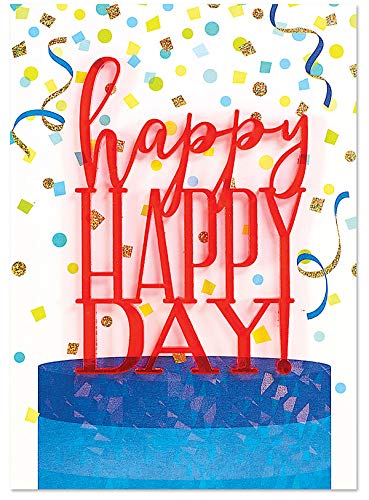 Papyrus Birthday Cards Happy Happy Day, 1 EA